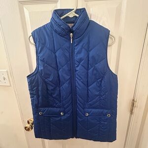 New Directions Blue Quilted Vest